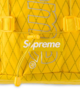 supreme backpack fw18 yellow