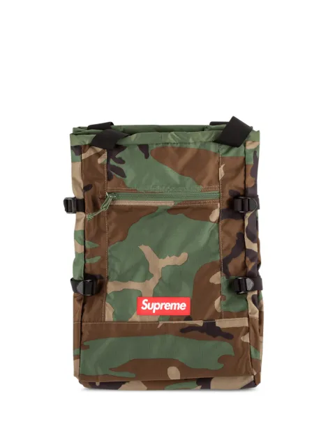 supreme camo tote backpack