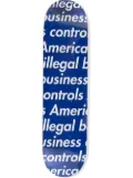Supreme Illegal Business skate deck - Blue