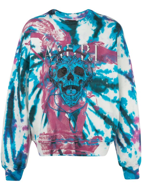 amiri tie dye sweatshirt