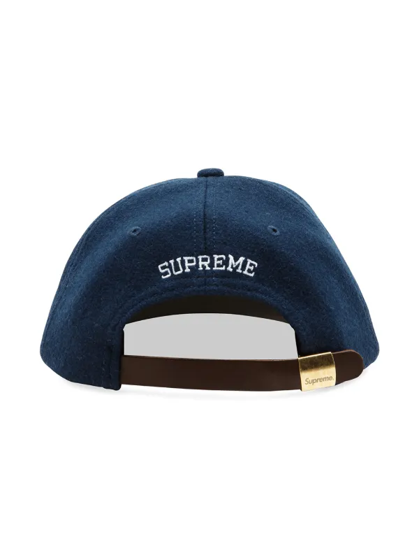 supreme s logo 6 panel cap