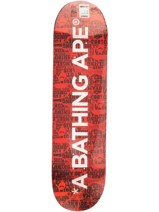 A Bathing Ape Tavola Da Skateboard Cities Camo M Farfetch