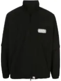 A BATHING APE® detachable logo-print bomber jacket - Black