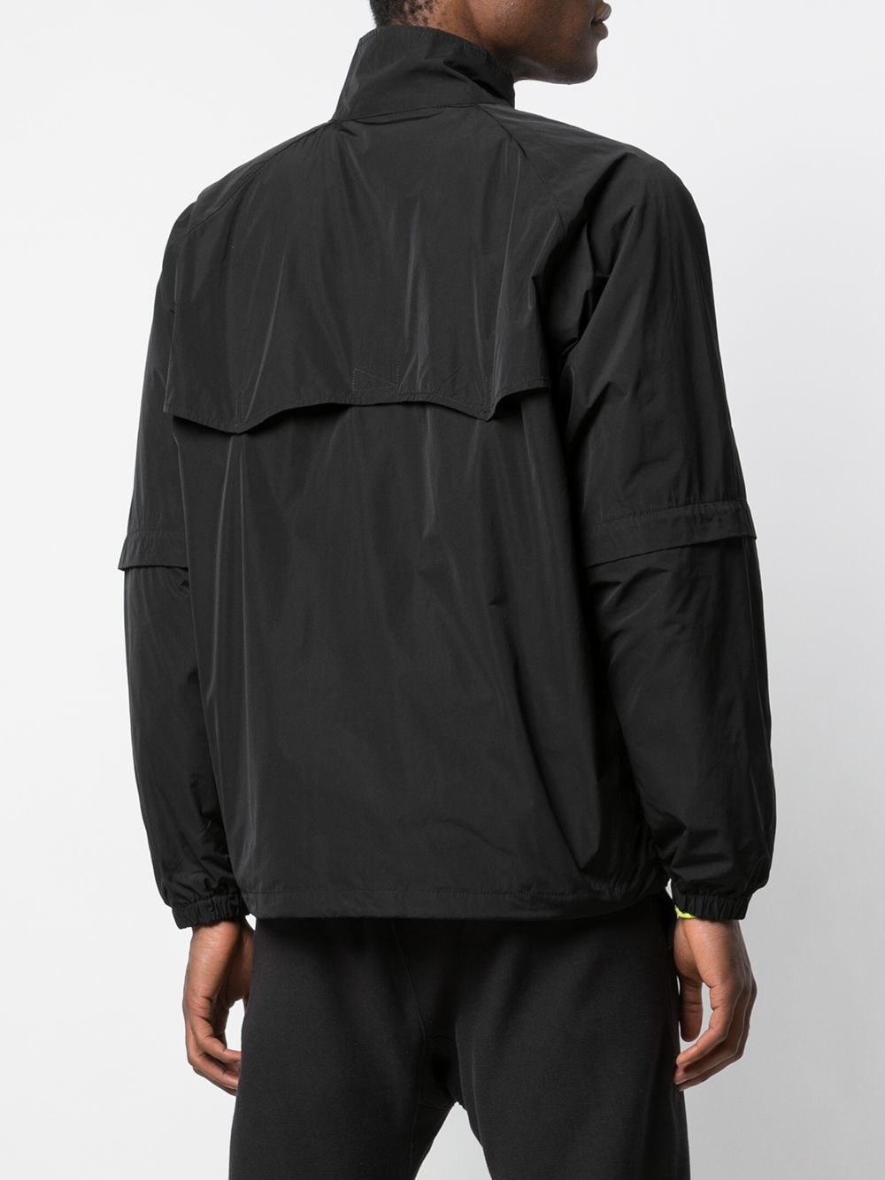 Shop Bape Detachable Logo-print Bomber Jacket In Black