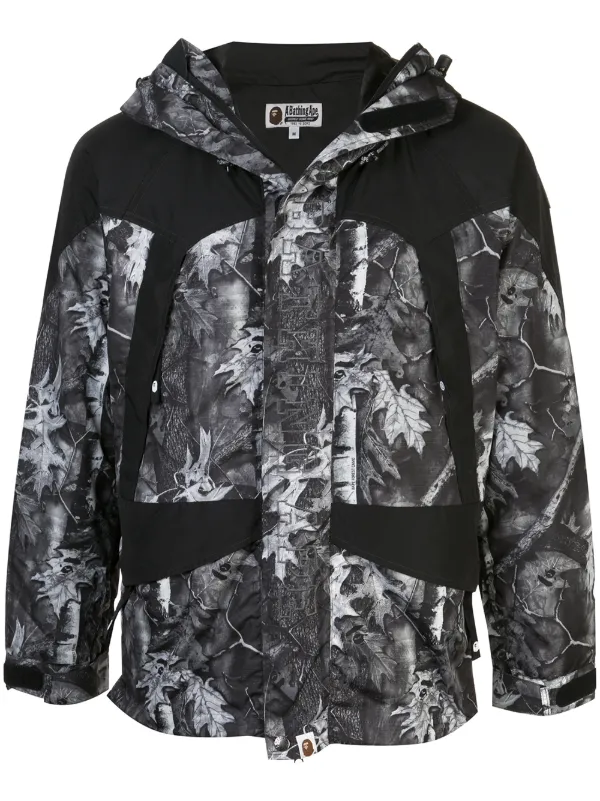 White camo cheap snow jacket