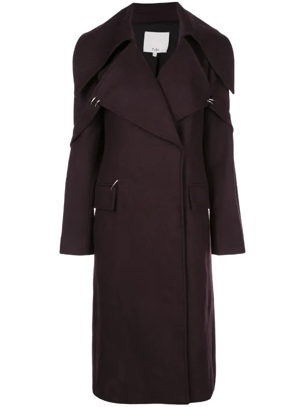 oversized collar coat
