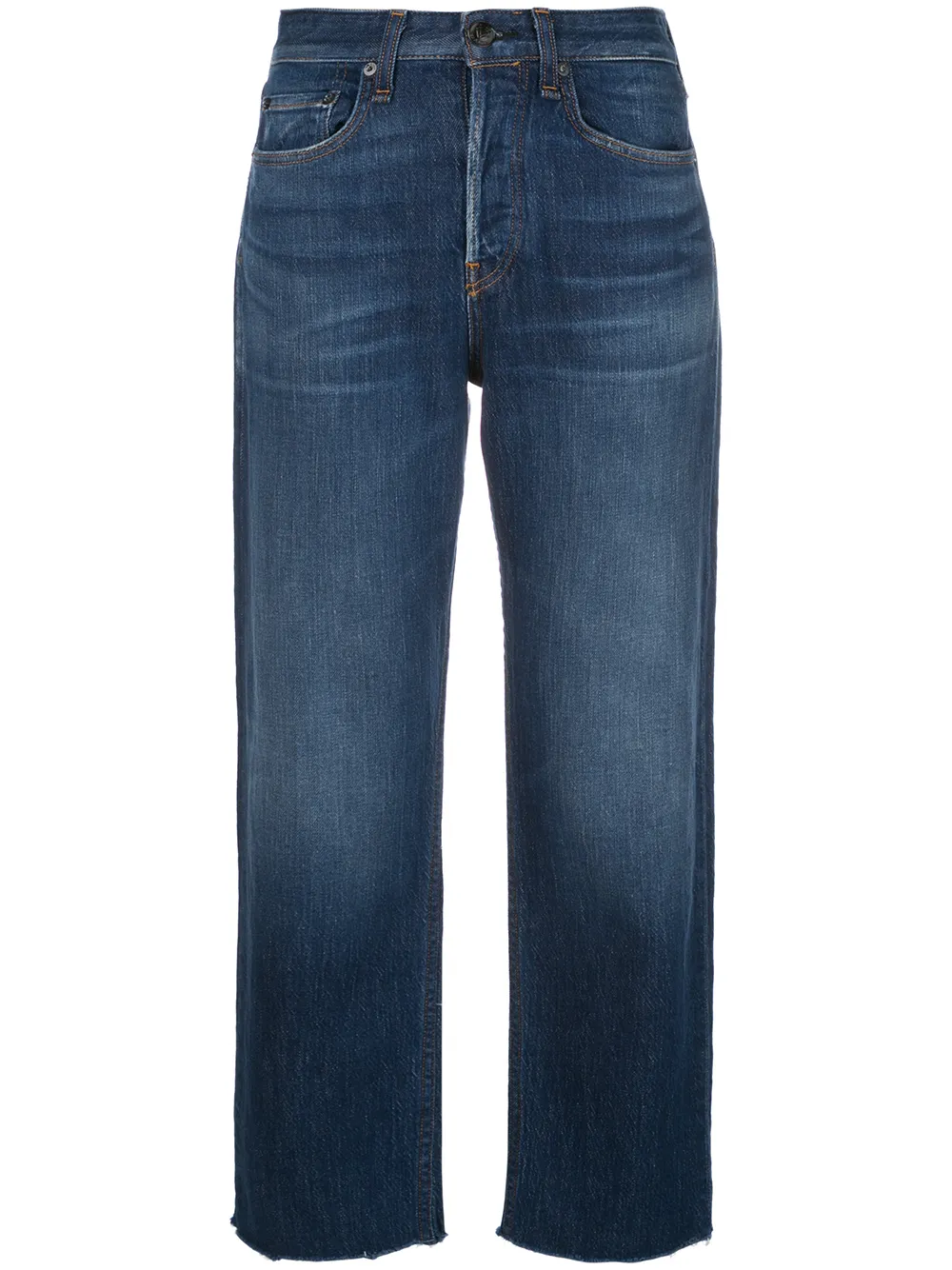 Click to view more detailed imagery on our partner's website Rag & Bone Maya High Rise Straight Ankle Jeans In Magnus430