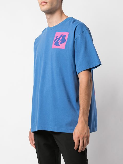 Off-White Abstract Logo Print T-Shirt Aw19 | Farfetch.com