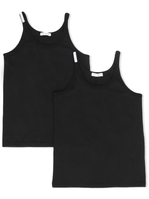 Dolce & Gabbana Kids cotton tank top (pack of two)
