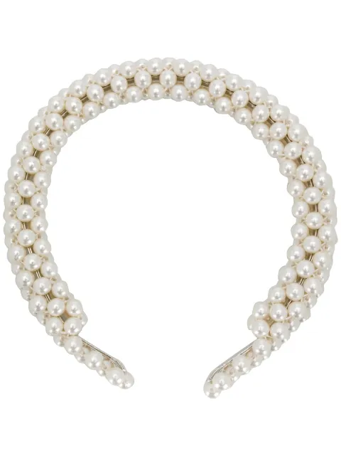 Click to view more detailed imagery on our partner's website Shrimps Antonia Faux Pearl Headband In Cream