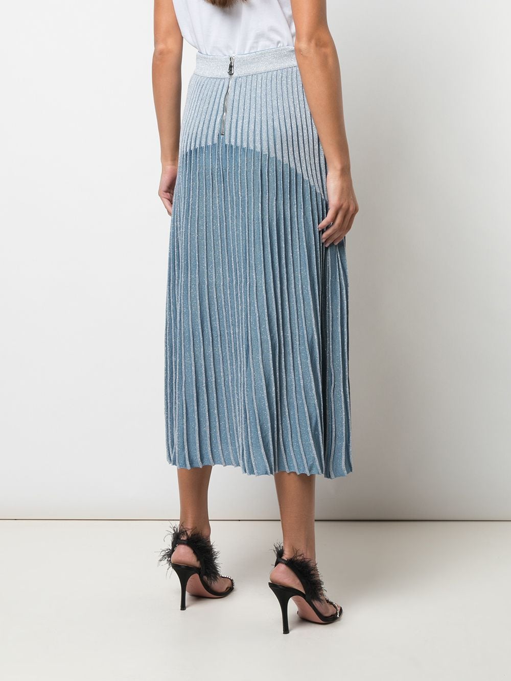 Balmain high-waisted Pleated Skirt - Farfetch