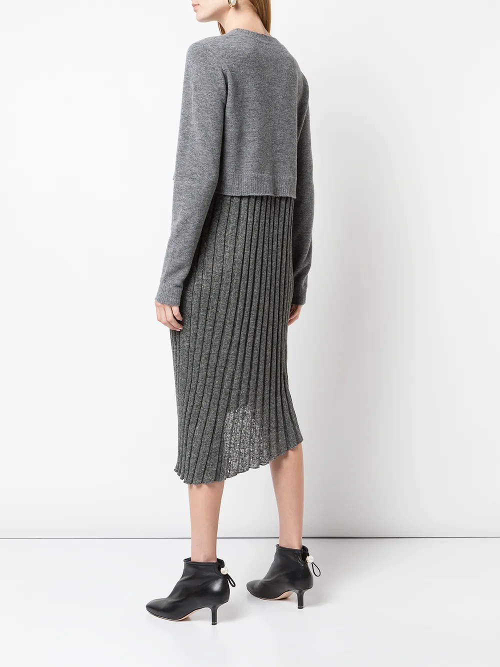 JW Anderson Gelaagde jurk Grijs
