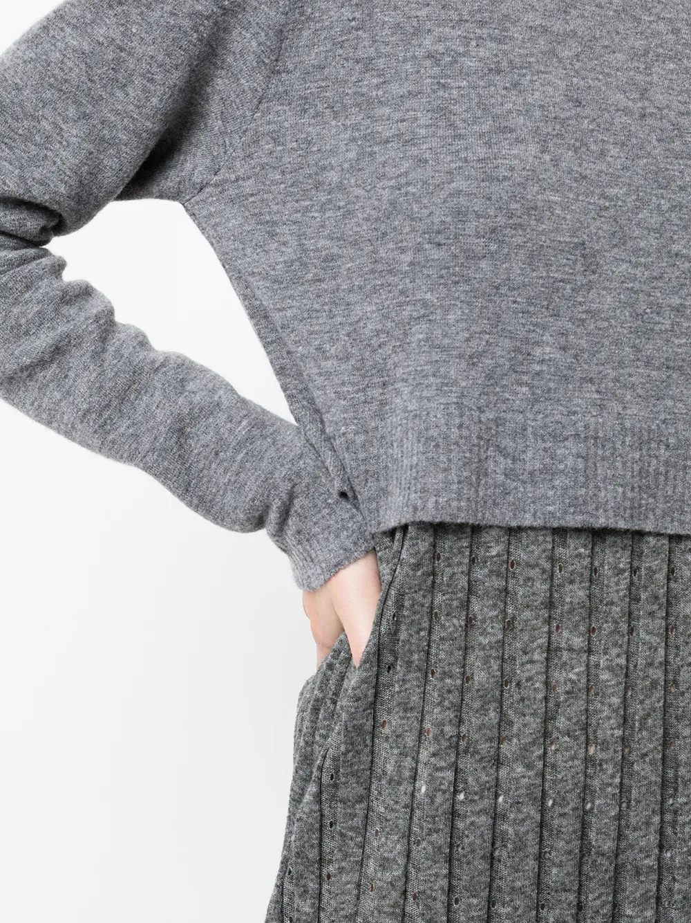 JW Anderson Gelaagde jurk Grijs