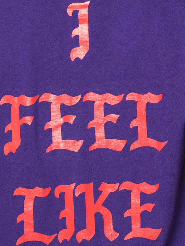 I Feel Like Pablo Print T Shirt P Purple Farfetch