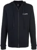 Delantic East Atlanta velour-lined zip hoodie - Blue