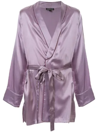 satin wrap jacket