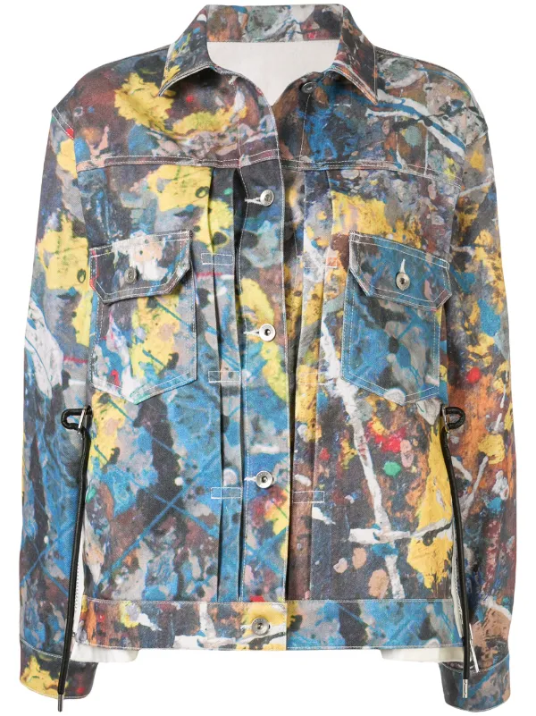 jaqueta jeans com transparencia