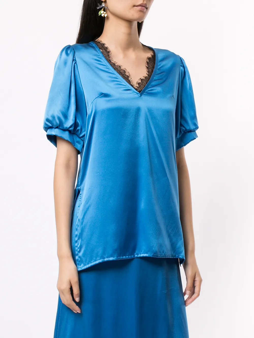  Macgraw 'shadow' Bluse   Blau 