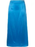 Macgraw Shadow midi skirt - Blue