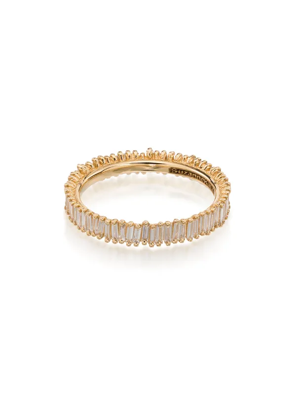 Suzanne Kalan 18kt Gold Fireworks Eternity Diamond Ring