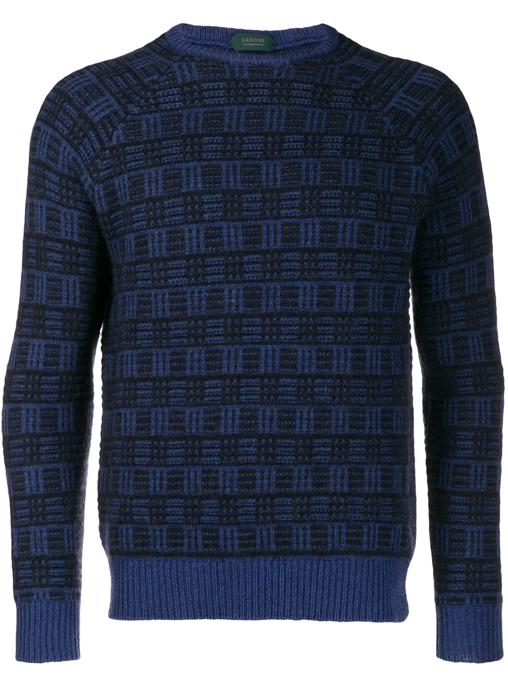 intarsia knit jumper