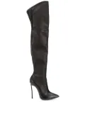 Casadei blade thigh-high boots - Black
