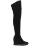 Image 1 of Casadei wedge thigh-high boots