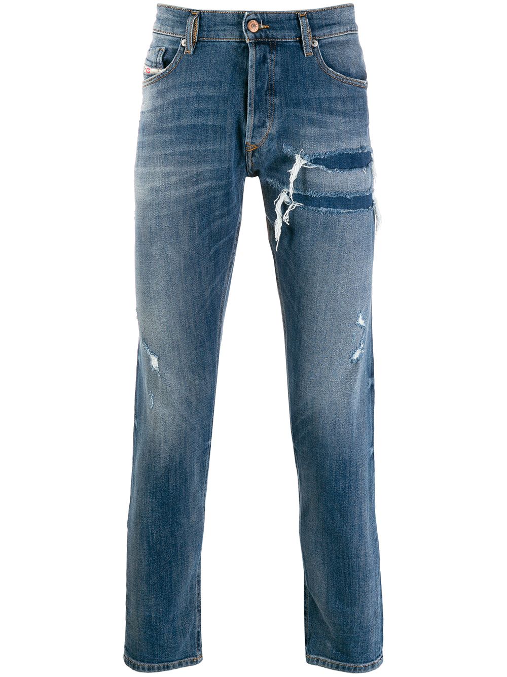 фото Diesel джинсы кроя слим с эффектом потертости