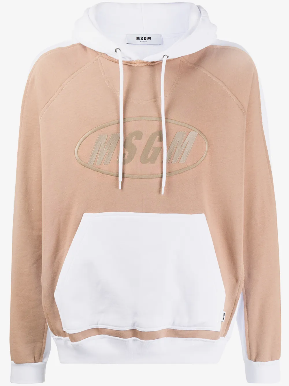 MSGM sudadera con capucha y logo | blanco | Image 1