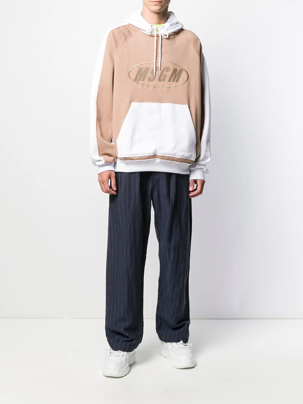 MSGM Sweater met capuchon - Wit