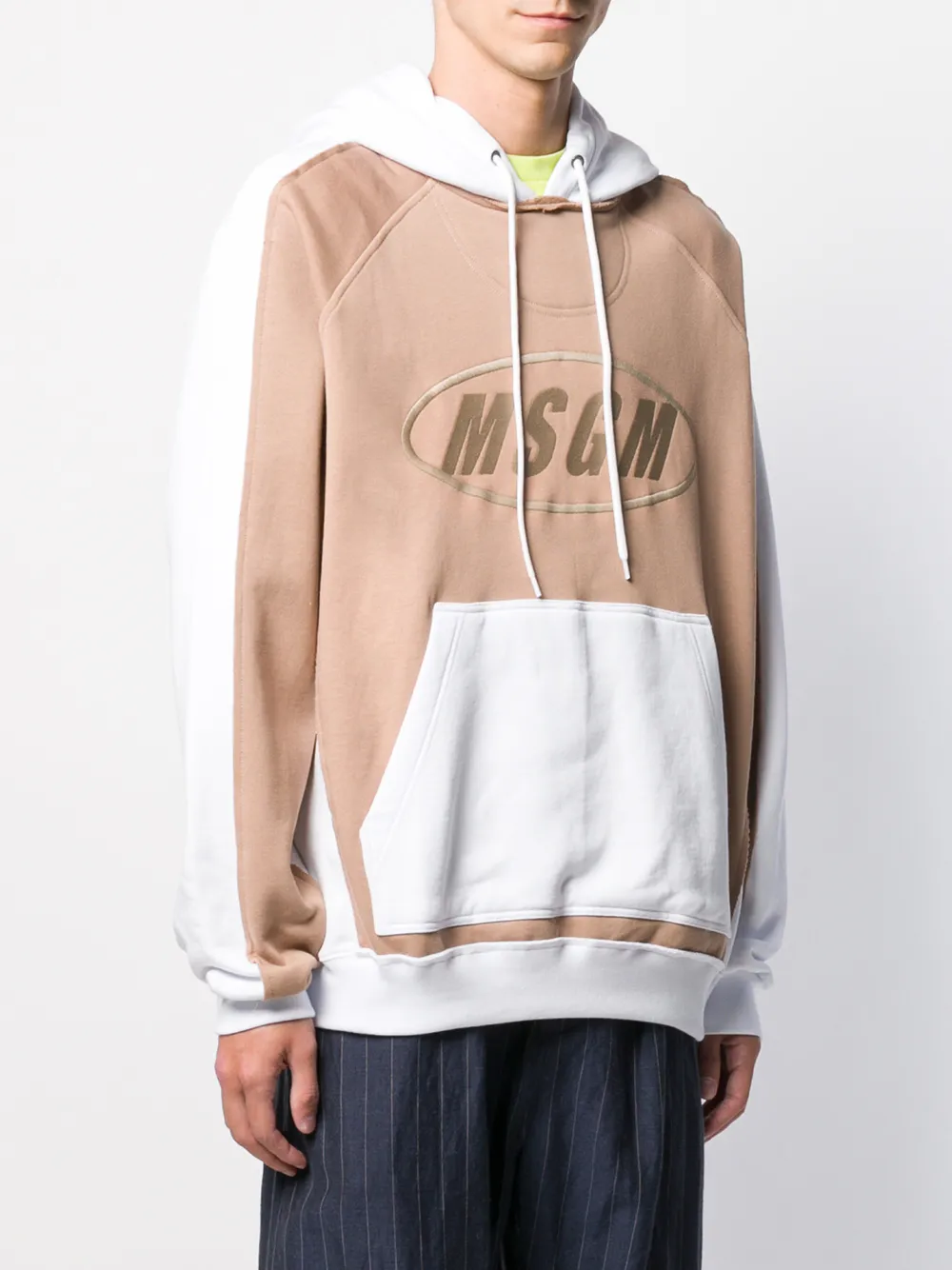 MSGM Sweater met capuchon Wit