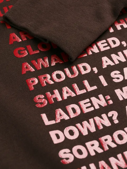 RICK OWENS DRKSHDW GRAPHIC PRINT SWEATSHIRT