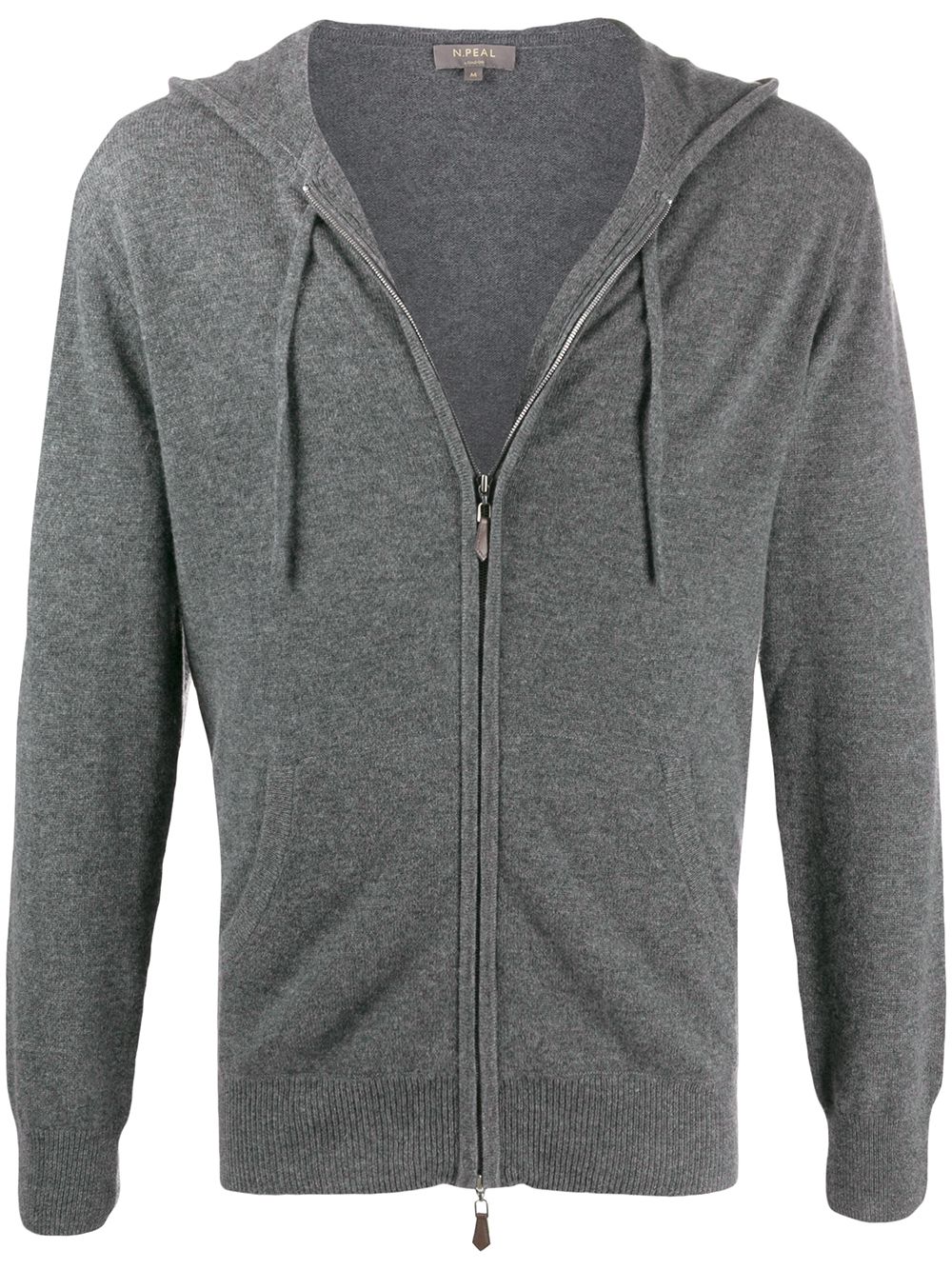 

N.Peal cashmere knitted hoodie - Grey