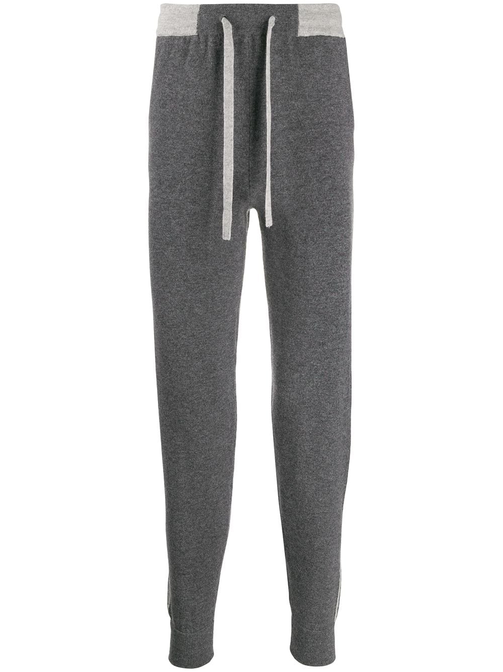 

N.Peal cashmere knitted track pants - Grey