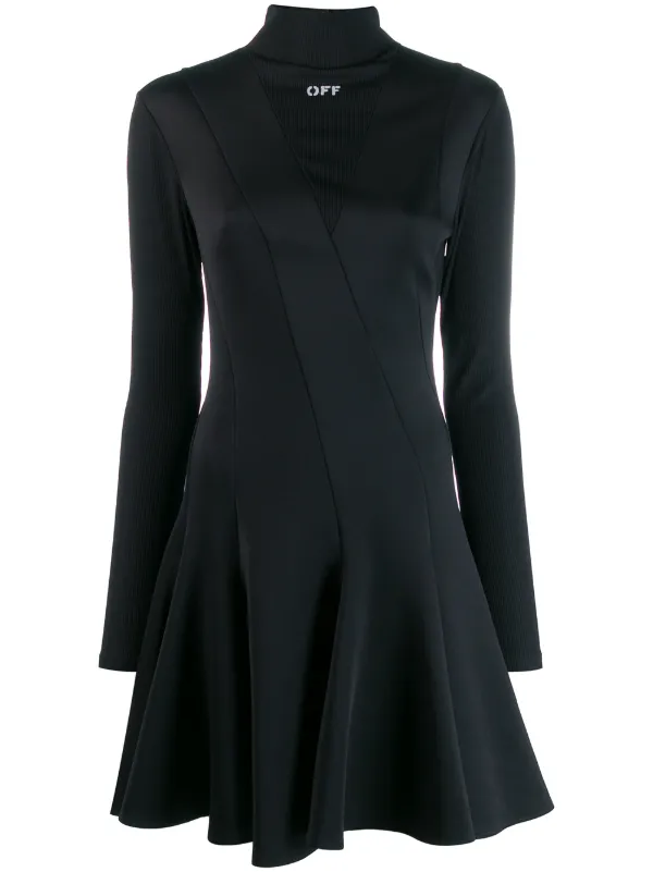 off white skater dress