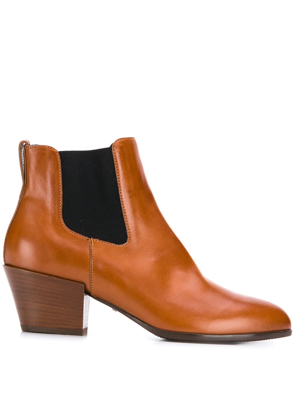 Hogan contrast panel ankle boots