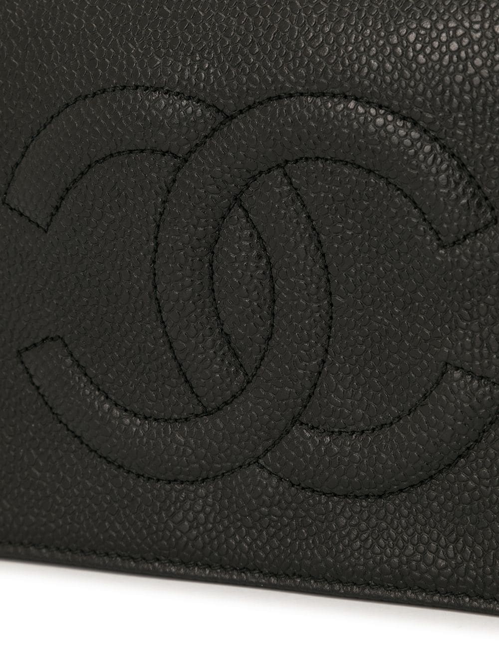 CHANEL Pre-Owned 2000-2023 CC Plaque wallet-on-chain - Farfetch