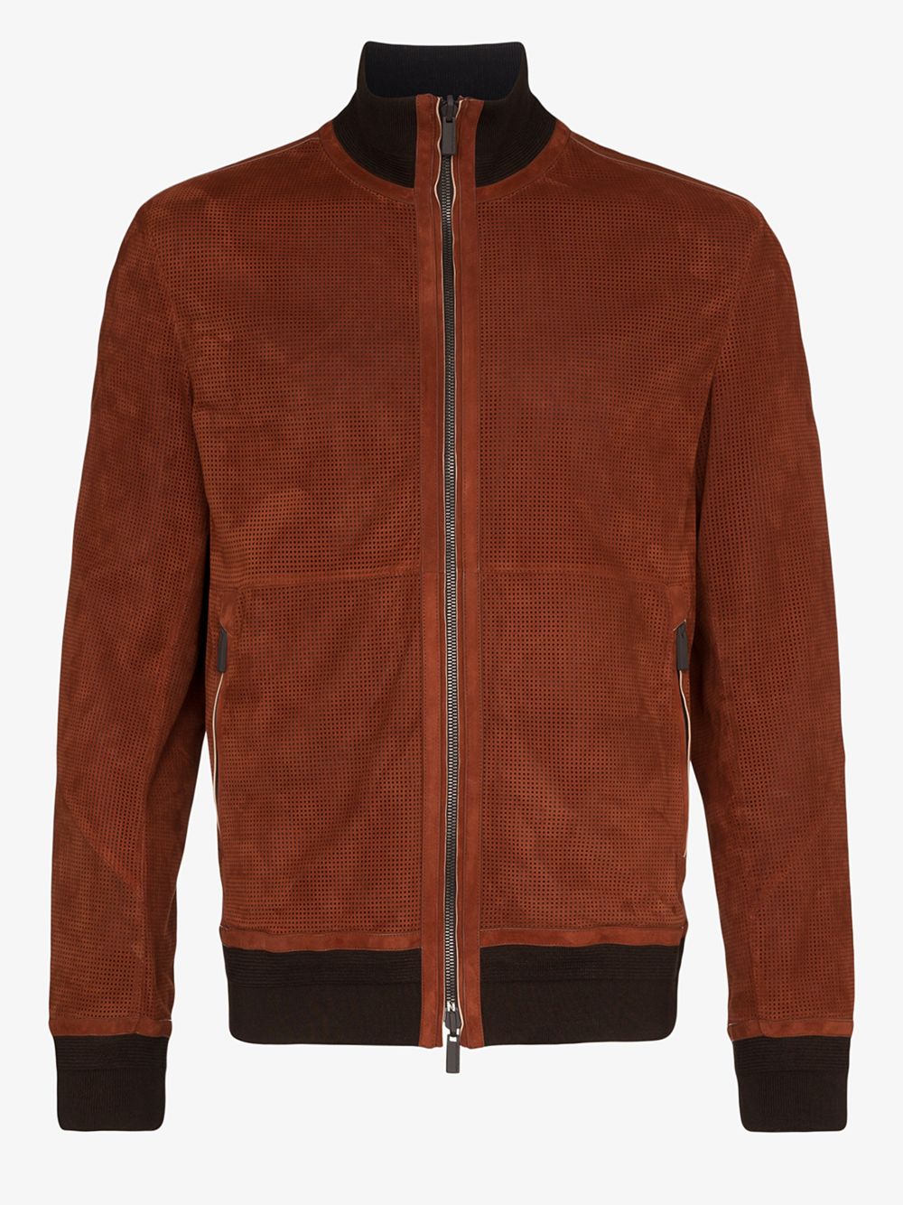 ERMENEGILDO ZEGNA ERMENEGILDO ZEGNA LEATHER BOMBER JACKET,UUPSTU167T14459289