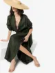 Image 2 of BONDI BORN notched-neck maxi dress