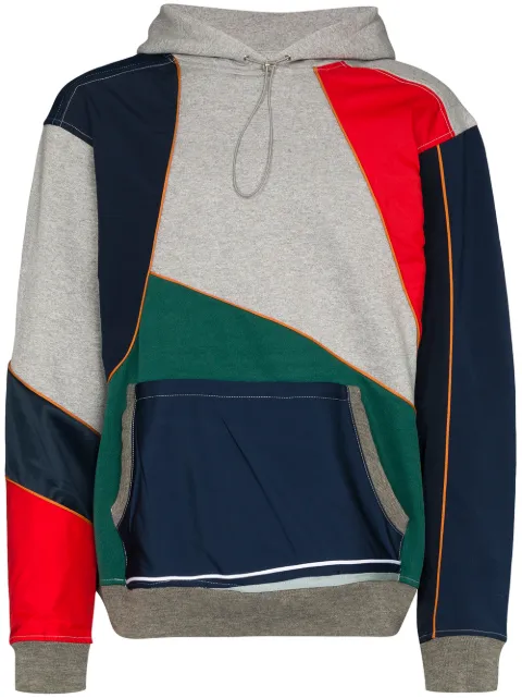 Ahluwalia patchwork design hoodie