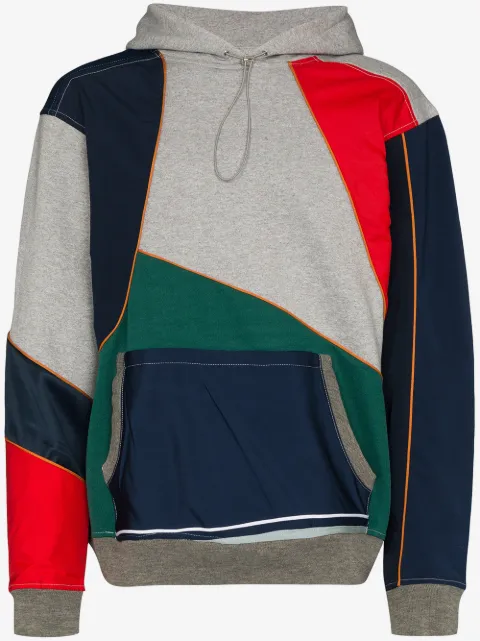 Ahluwalia patchwork design hoodie