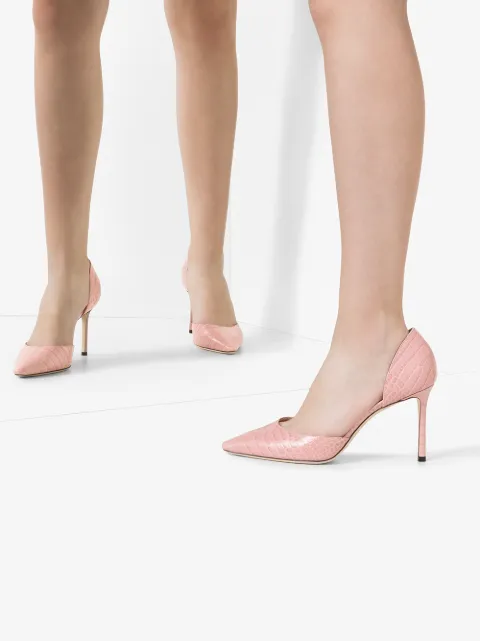 jimmy choo crocodile pumps