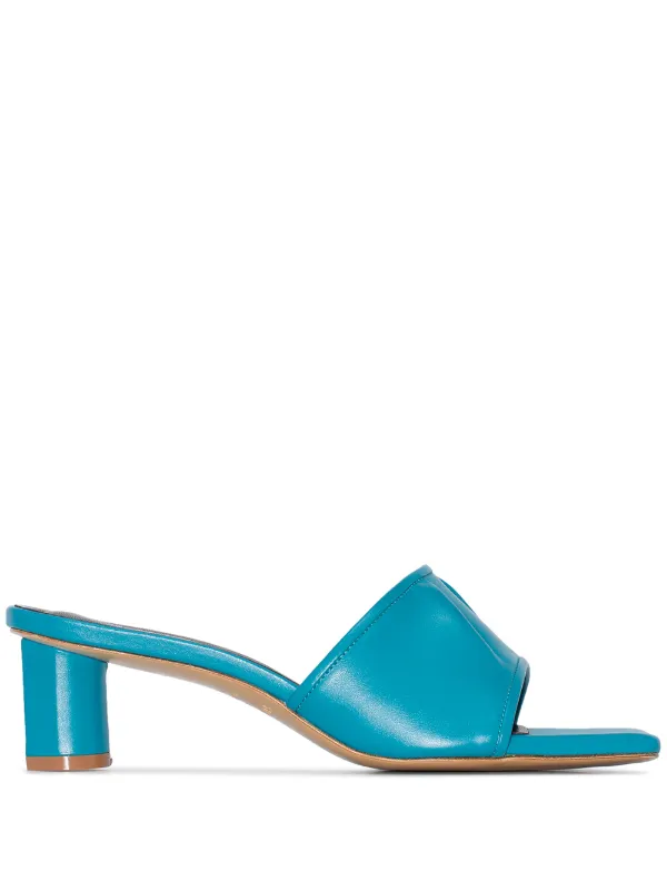 mules blue