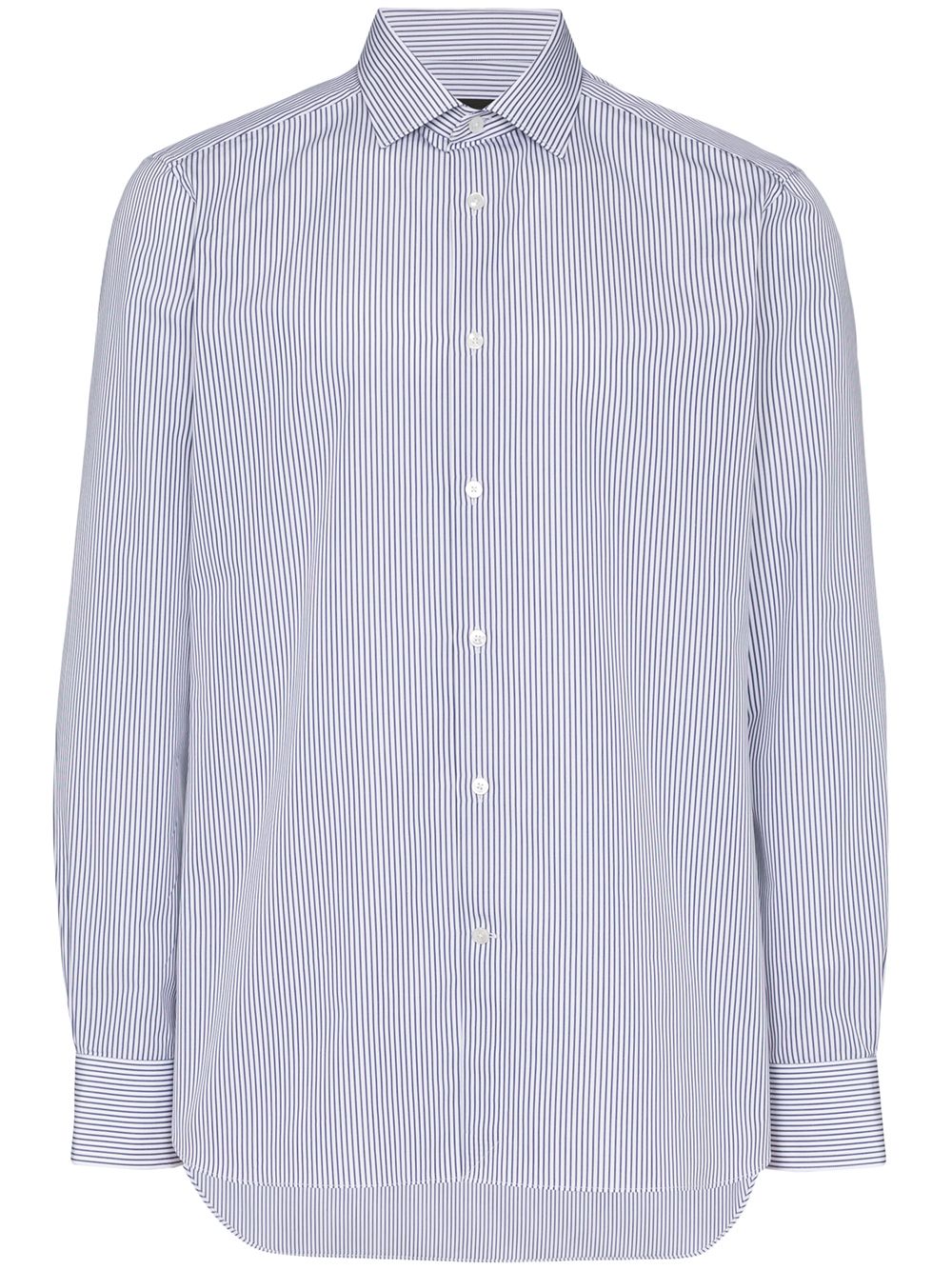 ERMENEGILDO ZEGNA STRIPE PRINT SHIRT