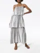 lemlem Tigist tiered ruffle maxi dress