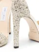 Jimmy Choo Misty 120mm glitter sandals