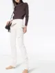 Image 2 of Zilver belted zip-detailed straight-fit trousers