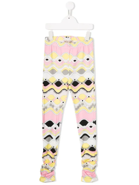 PUCCI Junior all-over print leggings