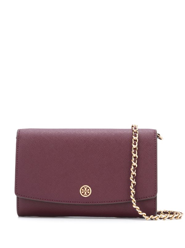 tory burch burgundy purse