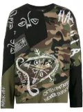 Haculla scribble embellished sweatshirt - Green